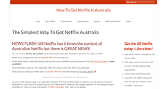 Desktop Screenshot of netflixaustralia.net.au